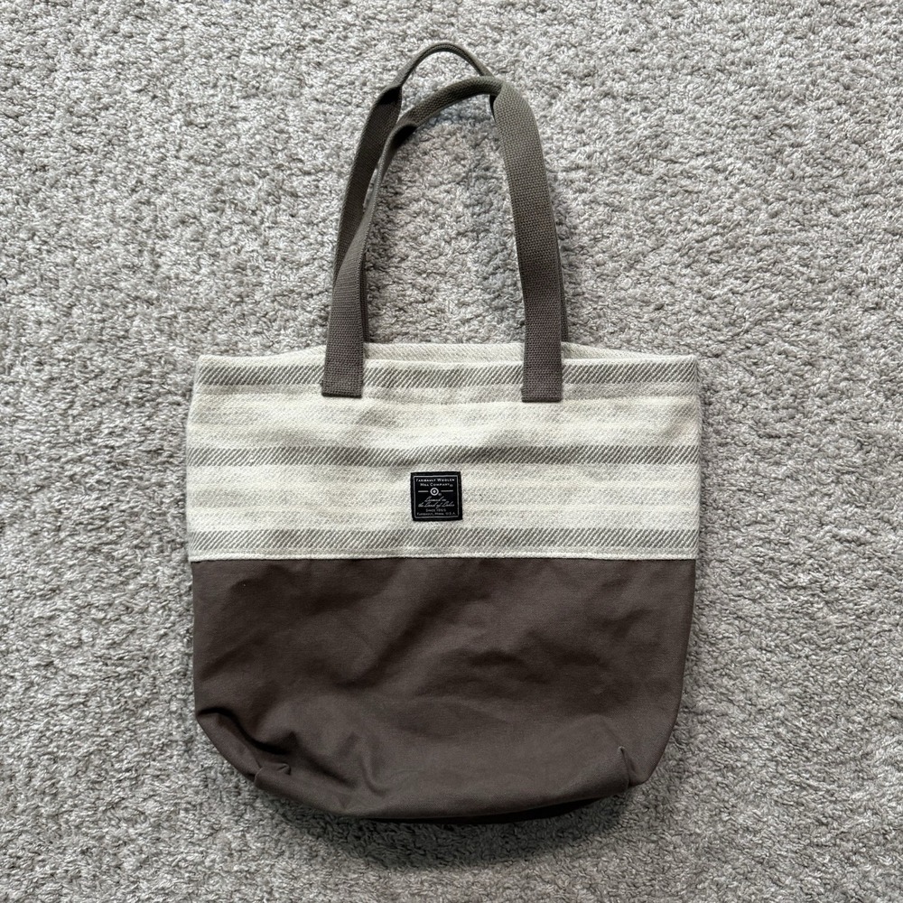 Faribault Woolen Mills Shoulder Bag Tote 100% Cotton/ 100% Wool Made In USA